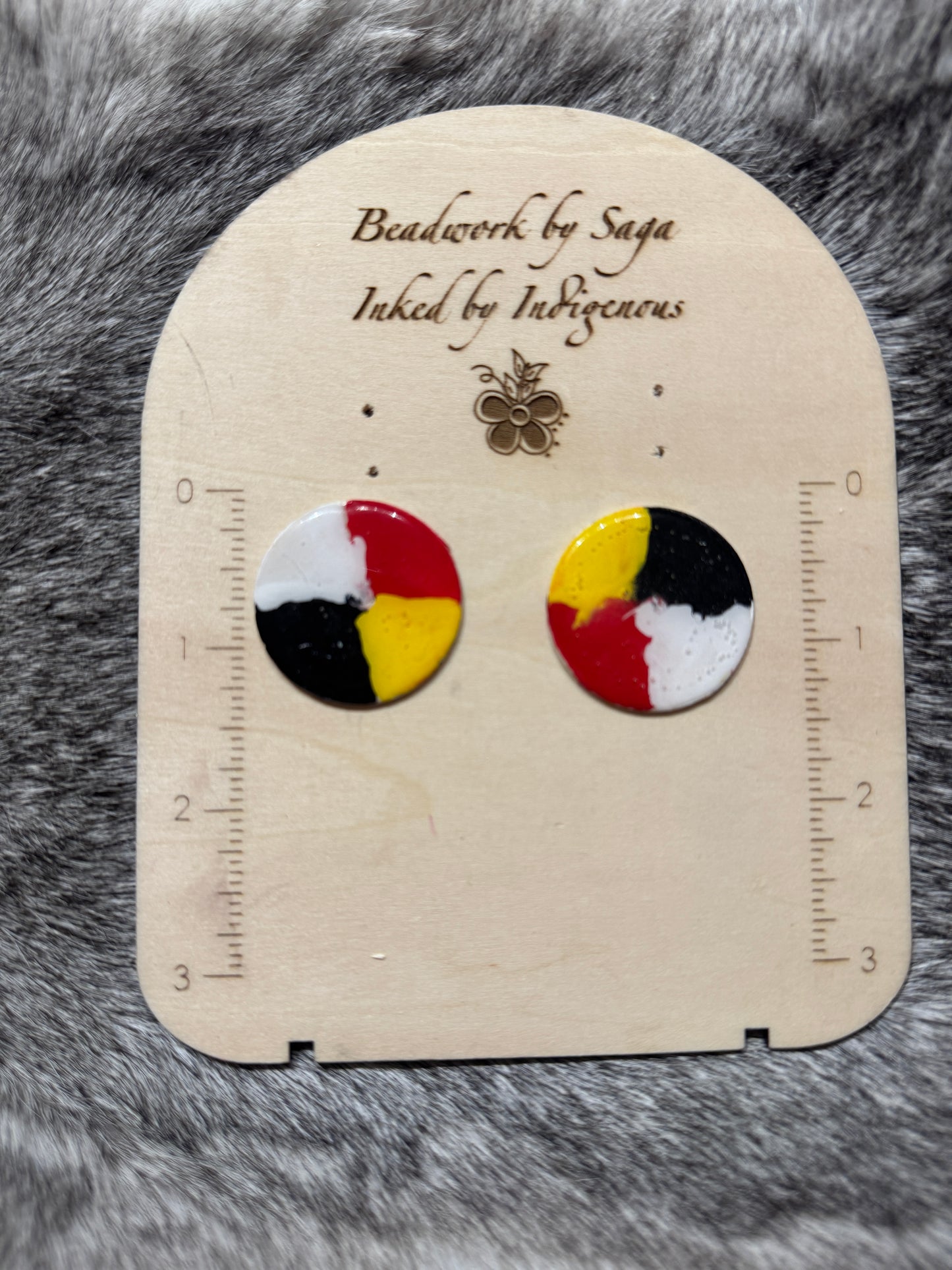 Large cabochon pair