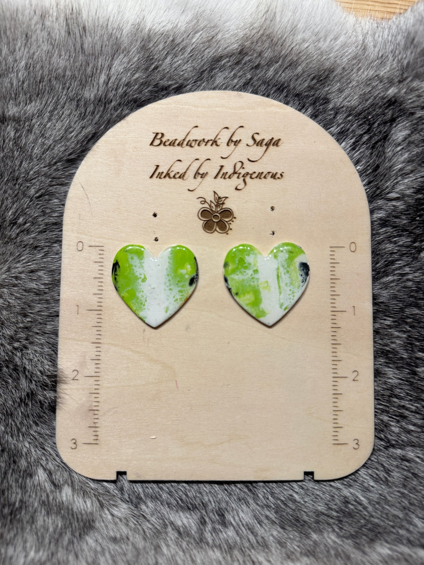 Large cabochon pair