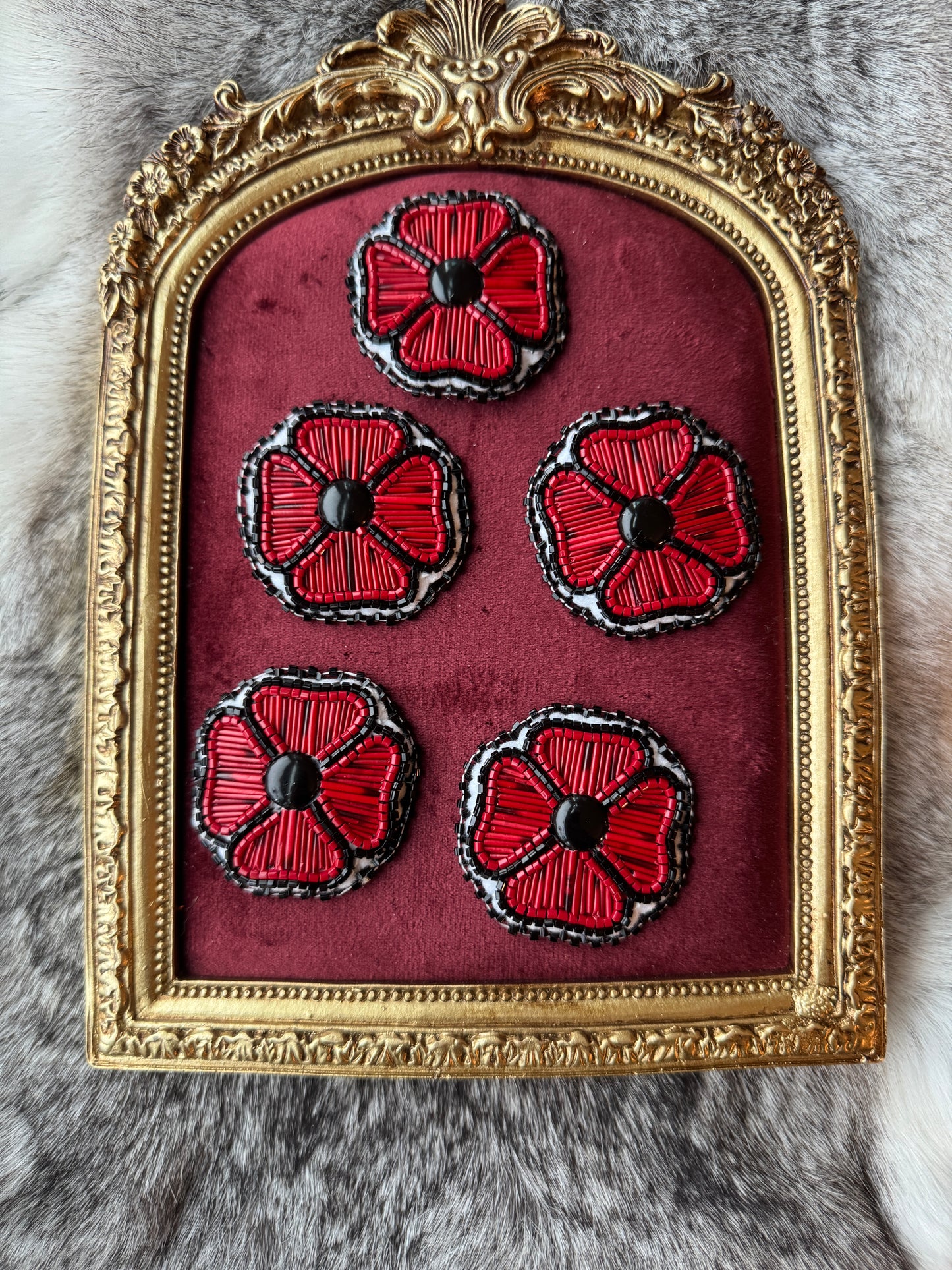 Quilled Poppy