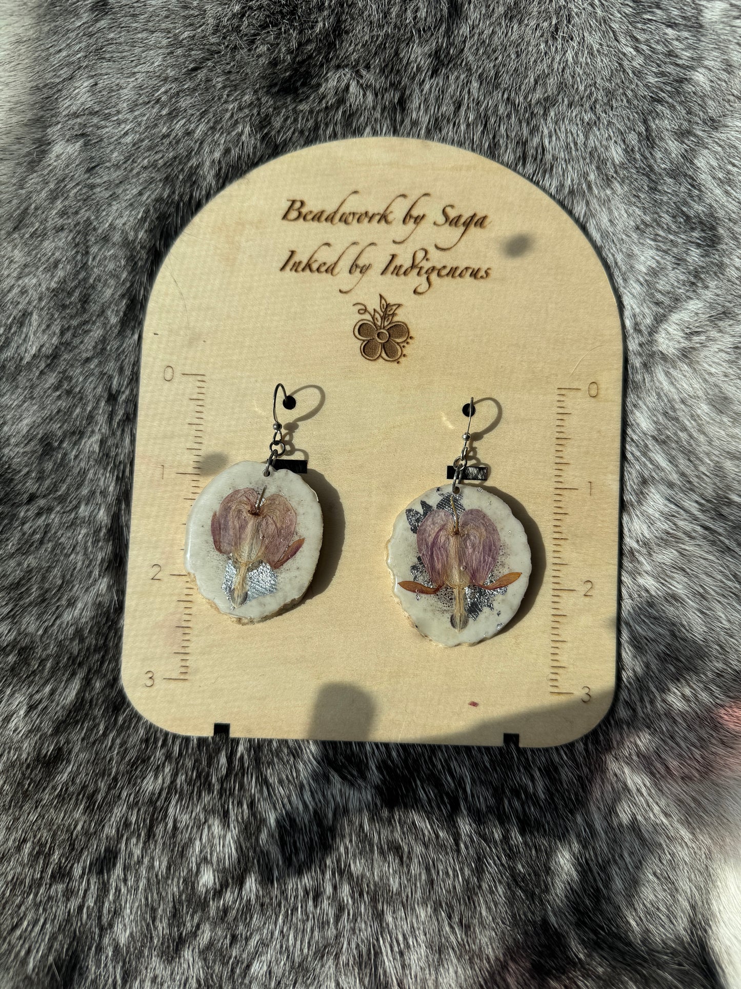 Elk Antler Earrings - Bleeding Hearts