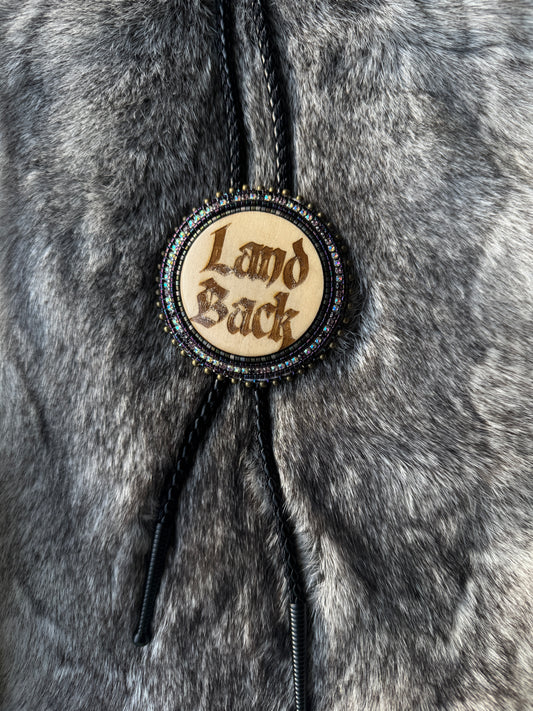 Landback bolo tie