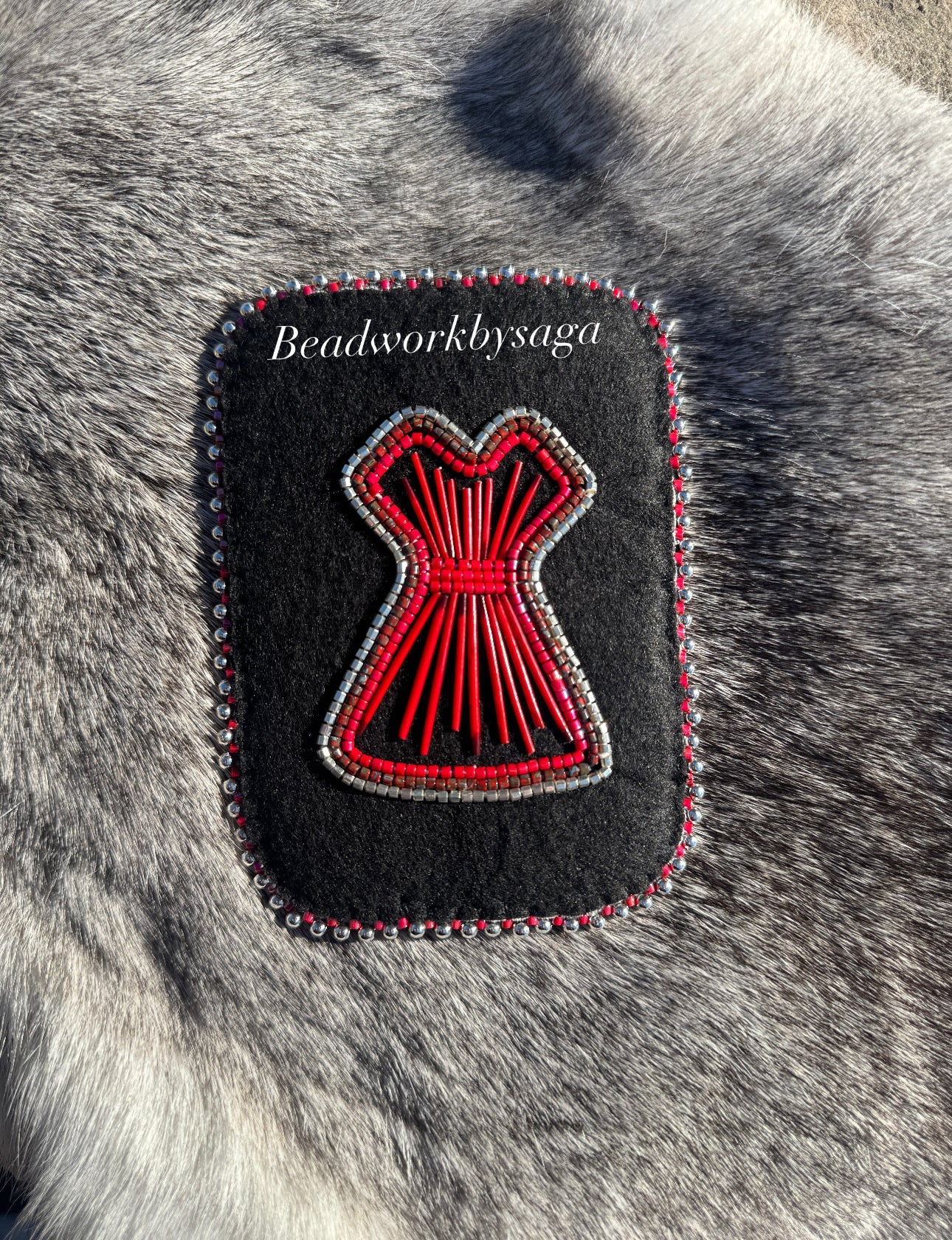 Red Dress Card Holder