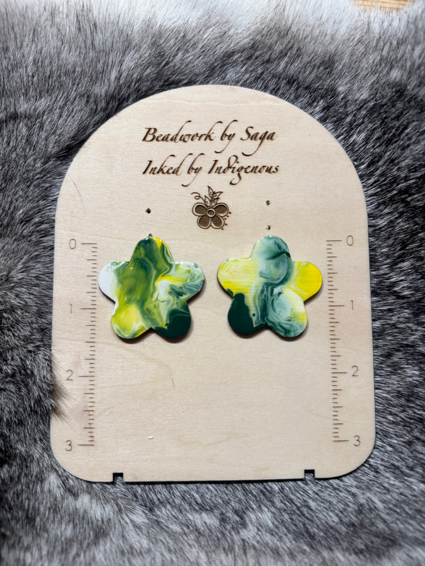 Large cabochon pair