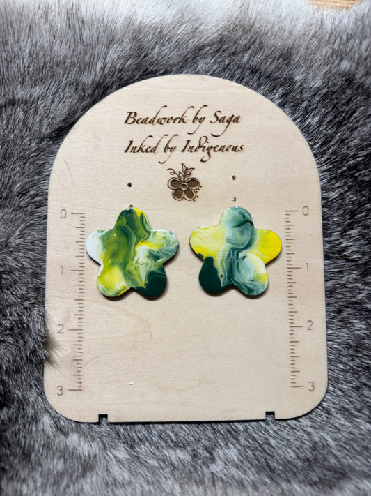 Large cabochon pair