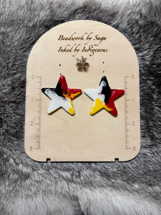 XL cabochon pair - (b)