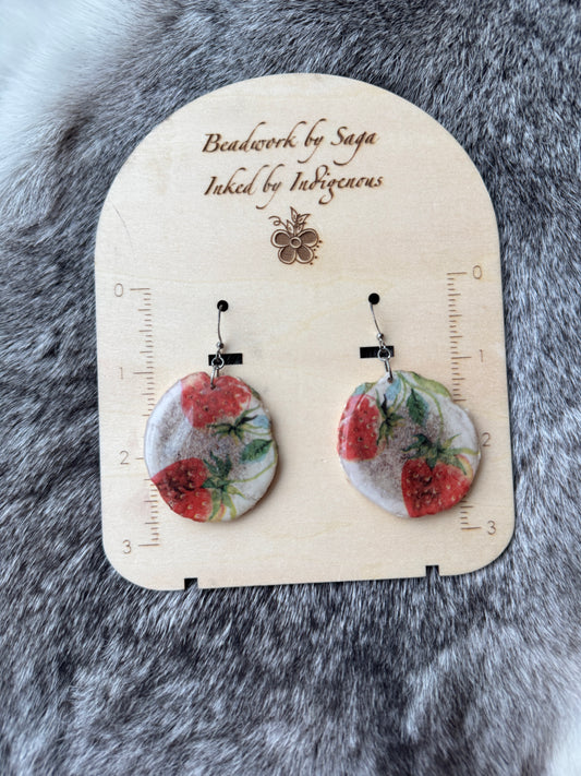 Strawberry earrings