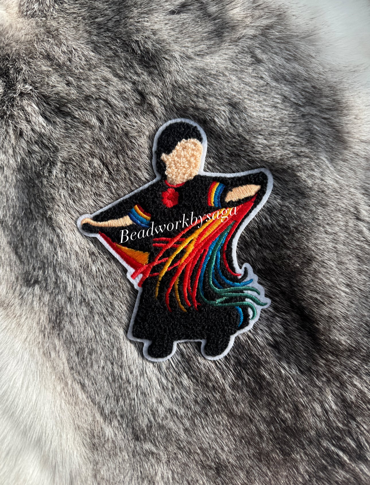 Chenille Fancy Shawl Patch - Layla