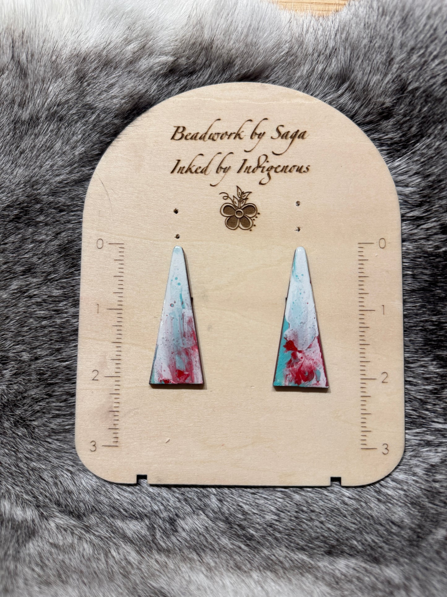Triangle Cabochon Pair - xl
