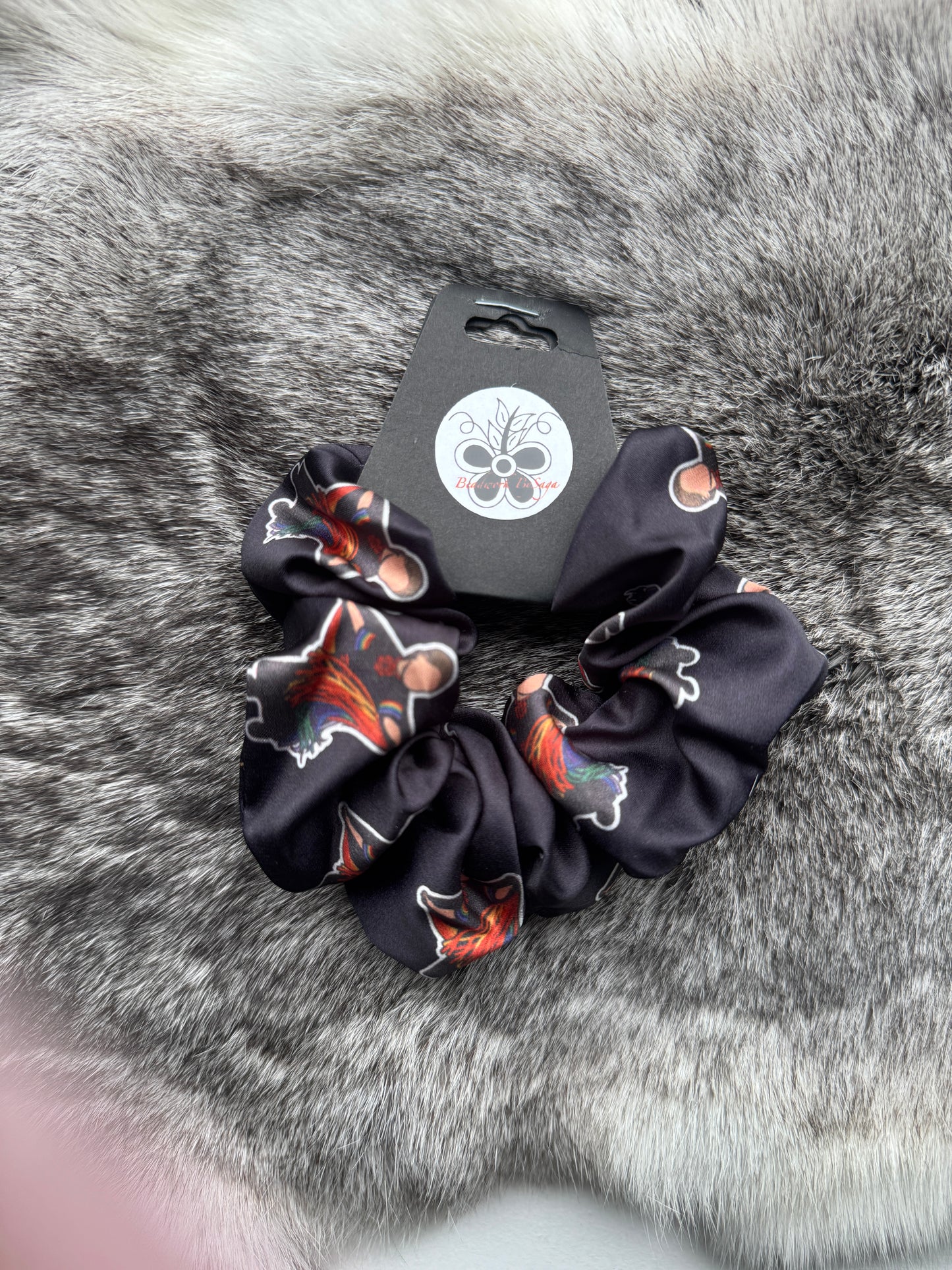 Fancy Shawl Scrunchie - Layla