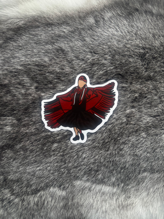 Fancy Shawl Sticker - Saga