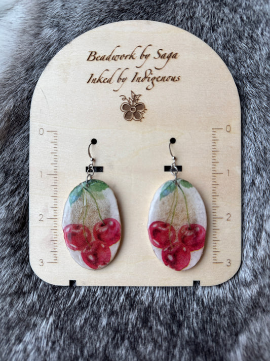 Moose antler earrings