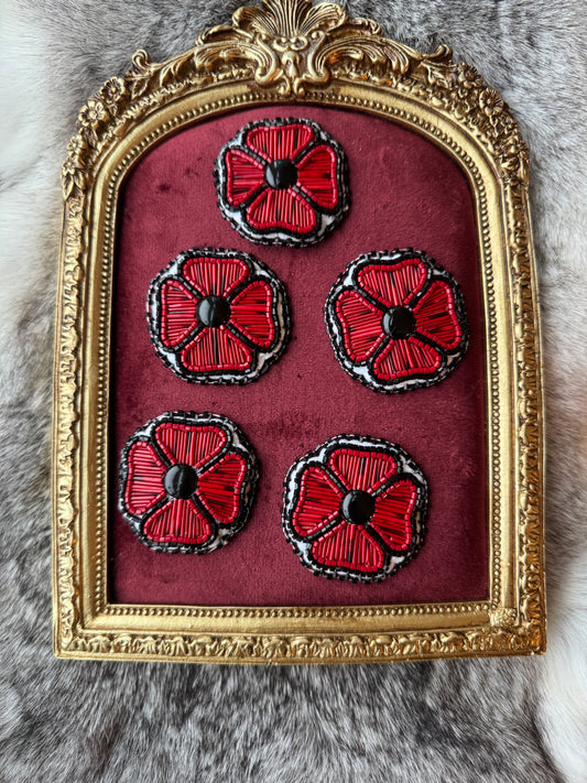 Quilled Poppy