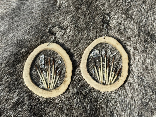 Elk antler hollow - natural