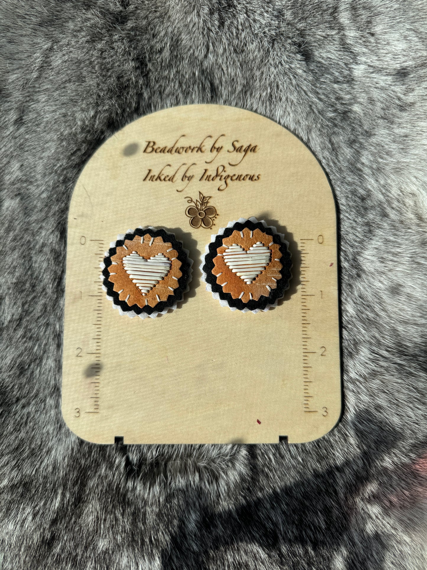 Quilled Studs - Natural